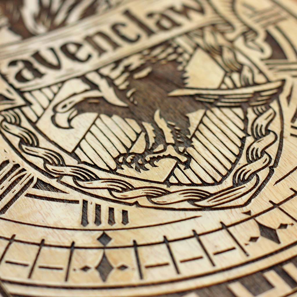 Hogwarts House Ravenclaw Wooden Poster &amp; Wall Art - Gifts for Harry Potter fans by Woodgeek Store