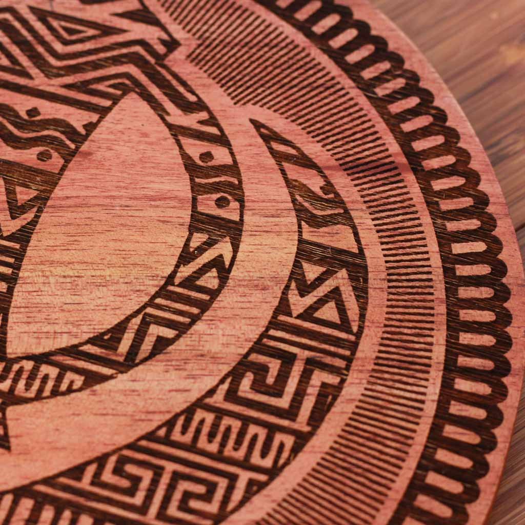 The Sikh Khanda Carved Wooden Poster