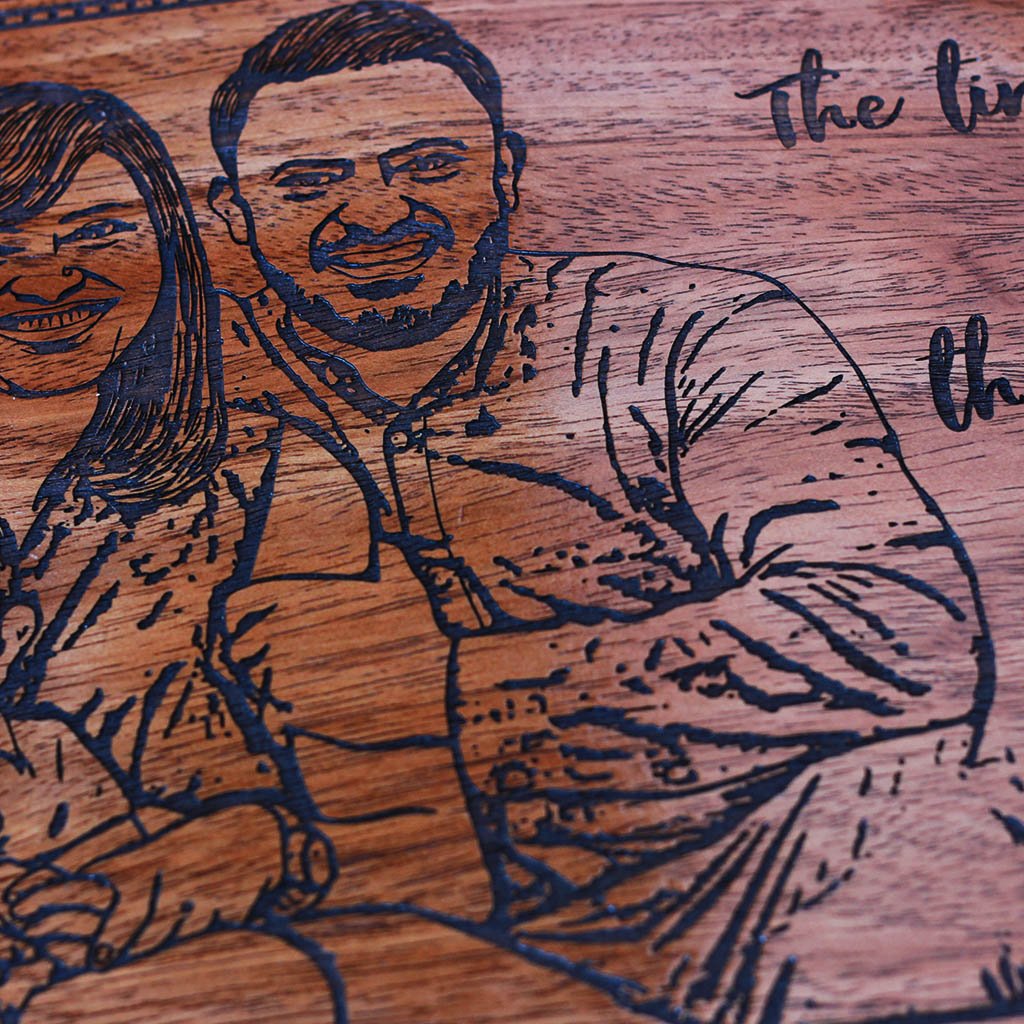 Custom Engraved Wooden Frame for Expecting Parents - Gifts for Pregnant Mothers for baby shower - Personalized Wooden Wall Decor in Birch Wood - Woodgeek Store