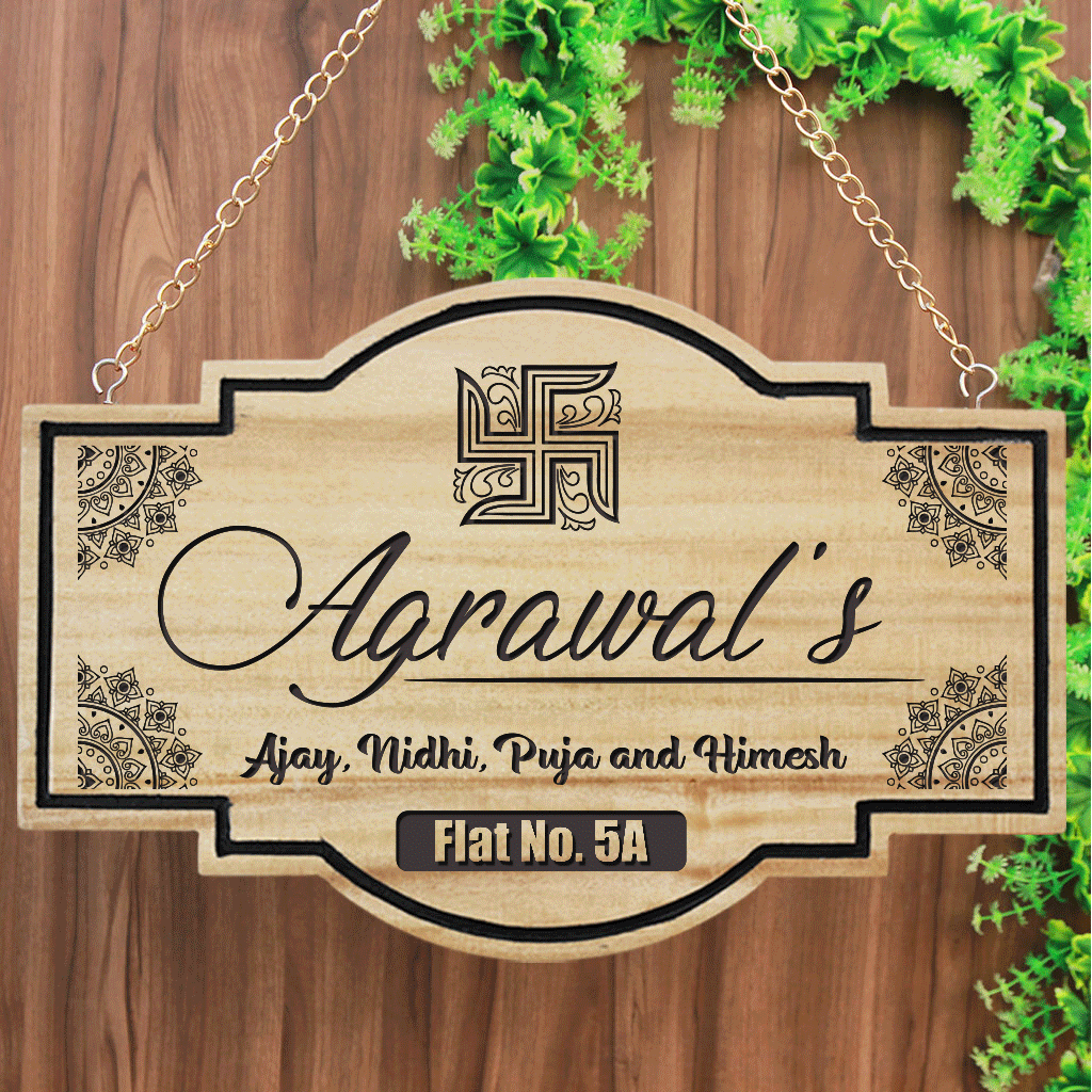 Name plate for home deals