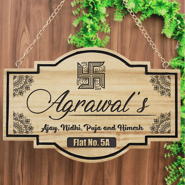 Name board best sale for house