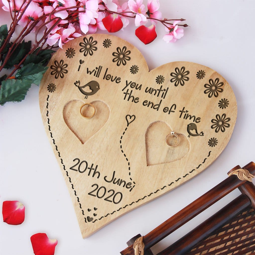 Engagement ring holder tray shop