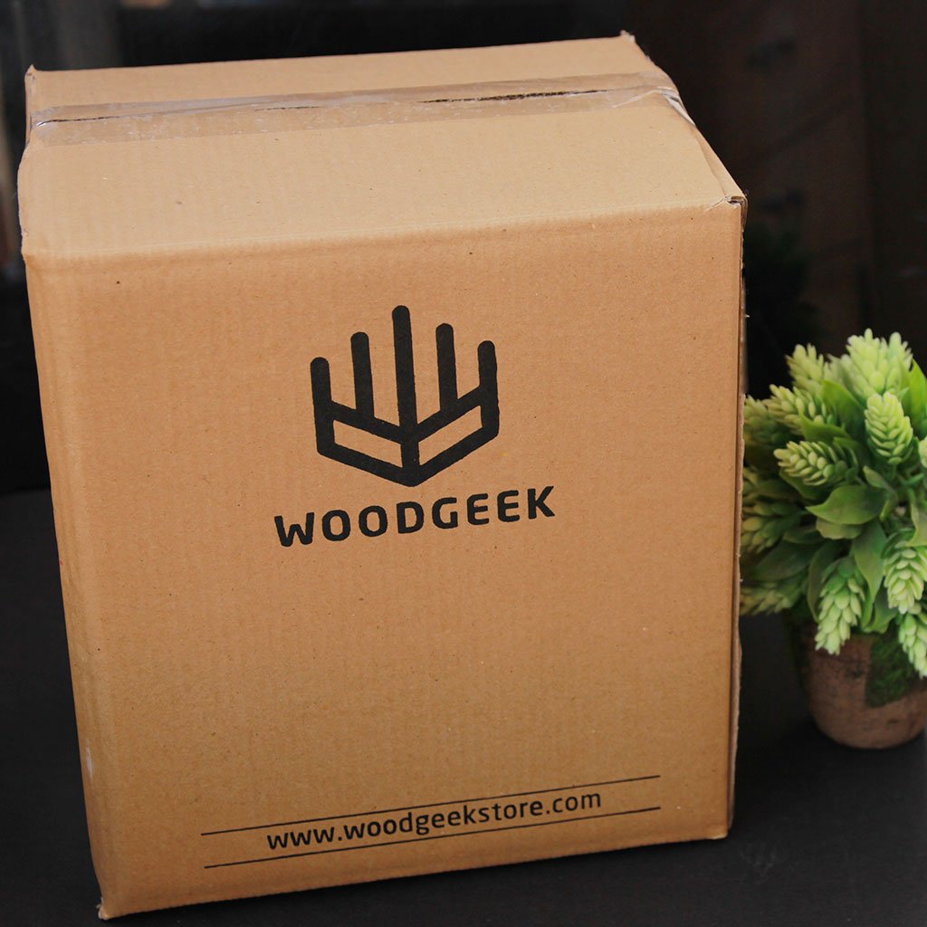 Packaging for Wooden 6 pack beer carrier - Woodgeek Store