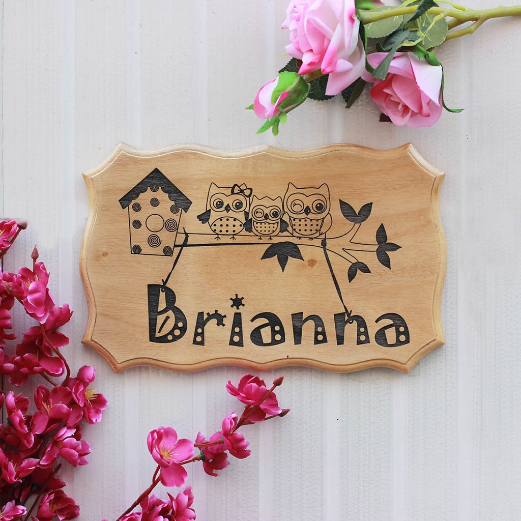 Personalized Wooden Name Signs for Kid's Room