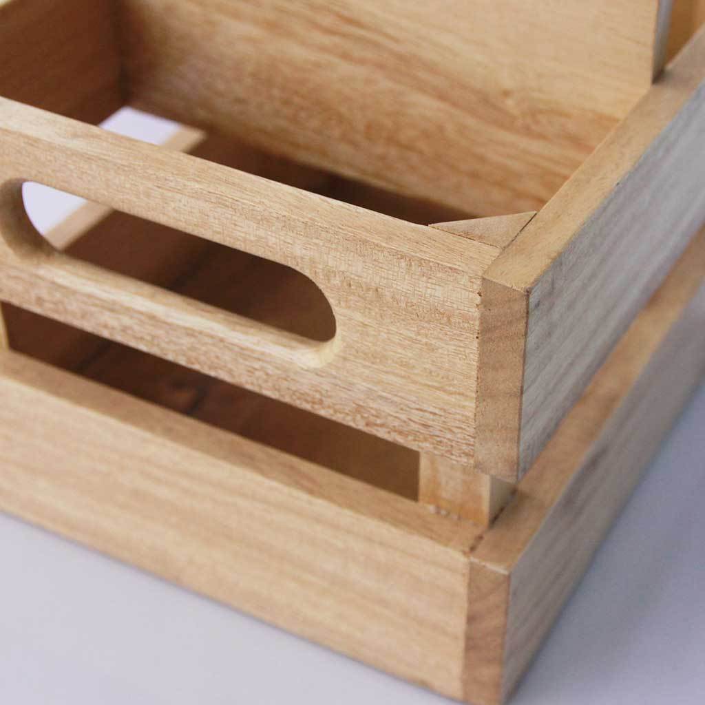 Wooden 4 Pack Beer Carrier - Wooden Beer Caddy - Wooden Beer Bottle Holder - Beer Gifts - Beer Holder - Beer Carrier - 4 Pack Beer Bottle Carrier - Bar Accessories - Woodgeek Store