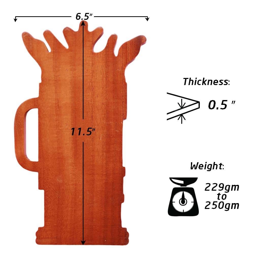 Specifications for Wooden Beer Plaque
