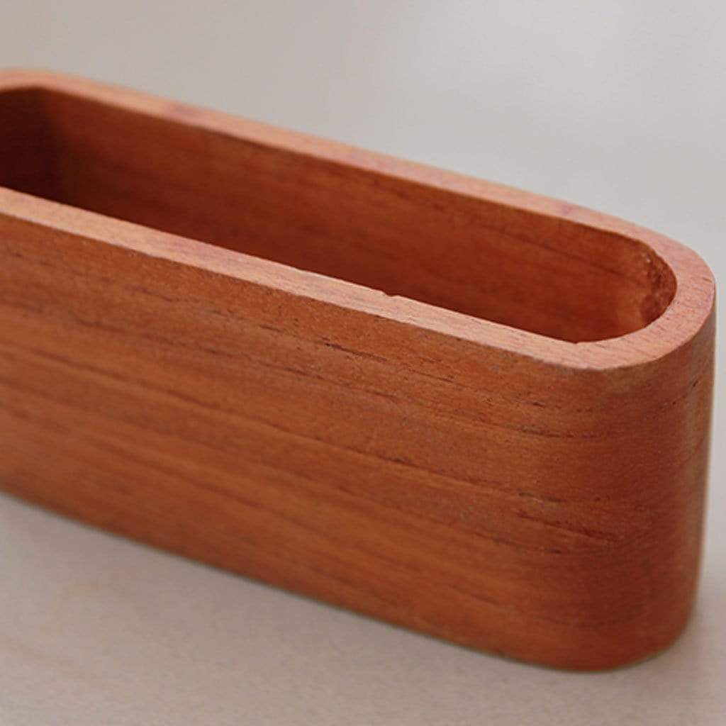 Wooden Card Holder For Desk - This Wooden Business Card Stand Makes Great Office Desk Decor - These Office Accessories Are Great Gifts For Colleagues And Employee.