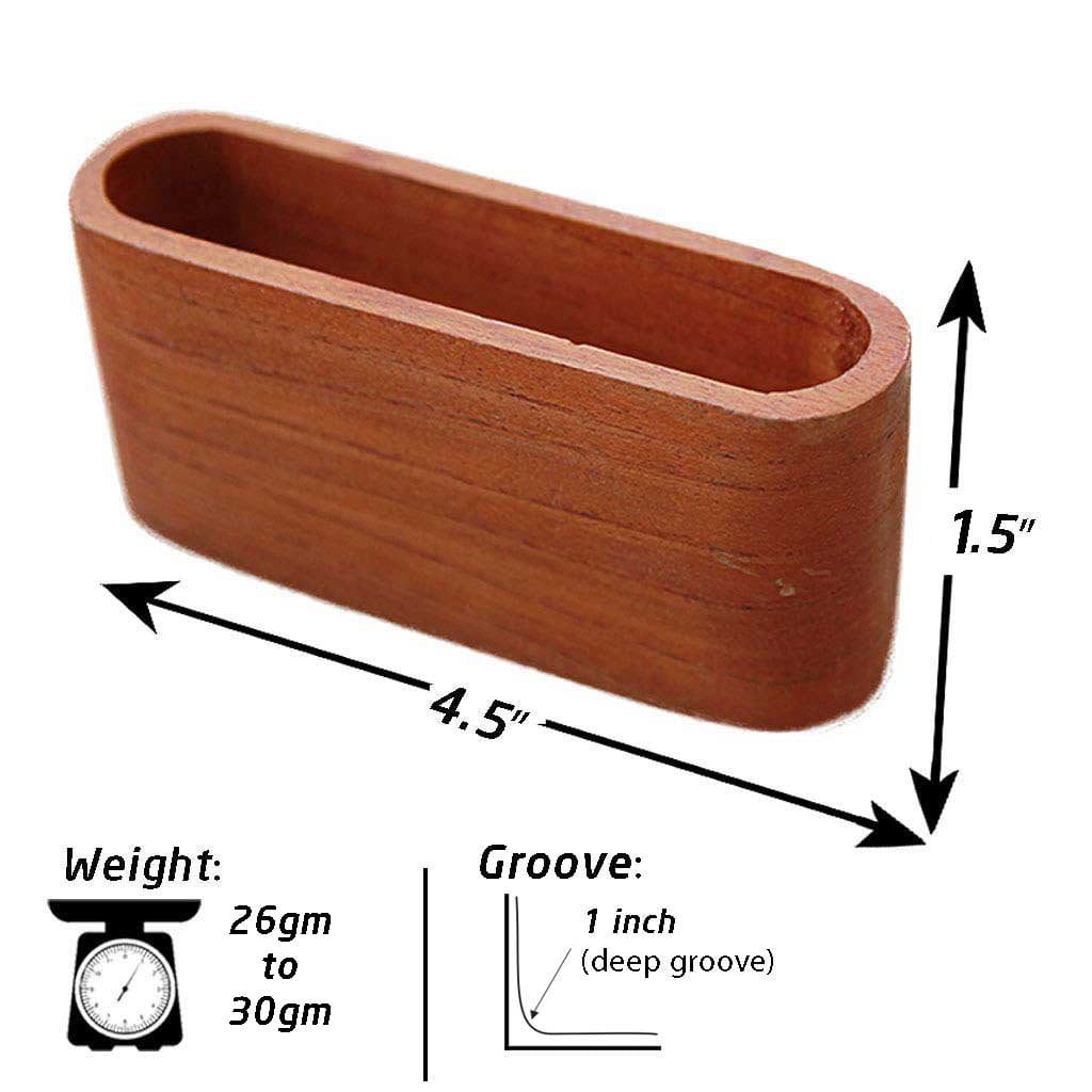 Wooden Business Card Holder For Desk - Set Of 2