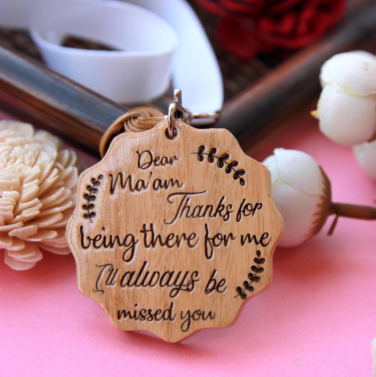 This Wooden Medal  Engraved With A Farewell Message Is Best Farewell Gift For Teacher From Student. Looking For Best Teacher Gifts? This Custom Medal Makes A Great Teacher Appreciation Gift.