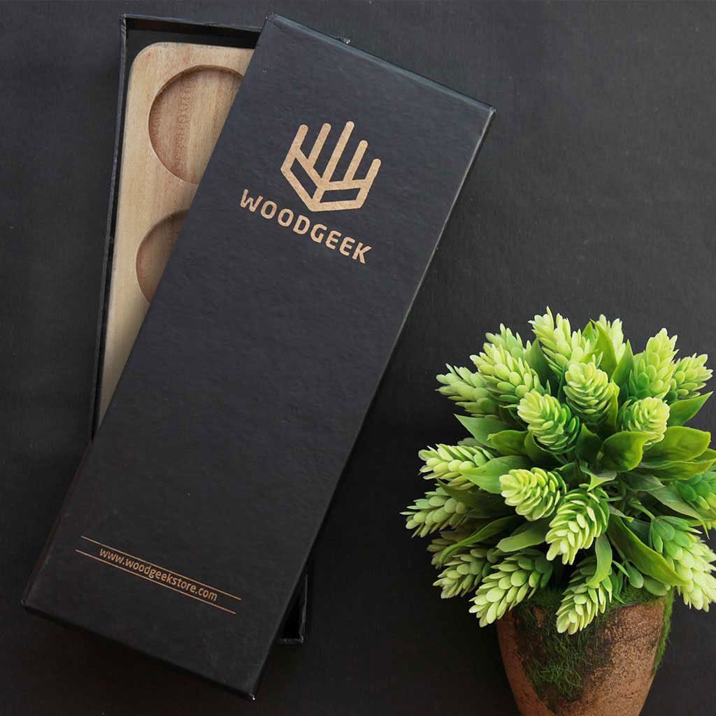 Sturdy Black Packaging For Wooden Flight Tray