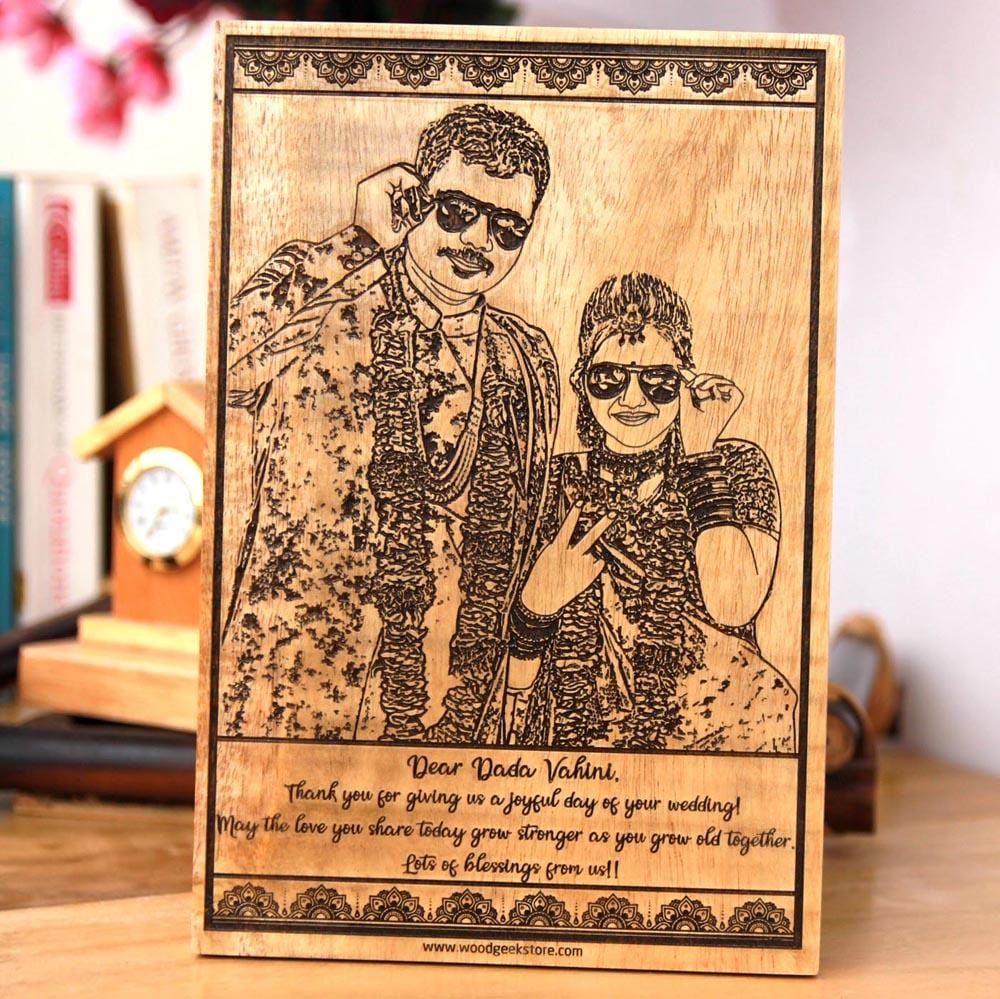Personalized Mr and Mrs Wedding Glass Picture Frame — 28 Collective