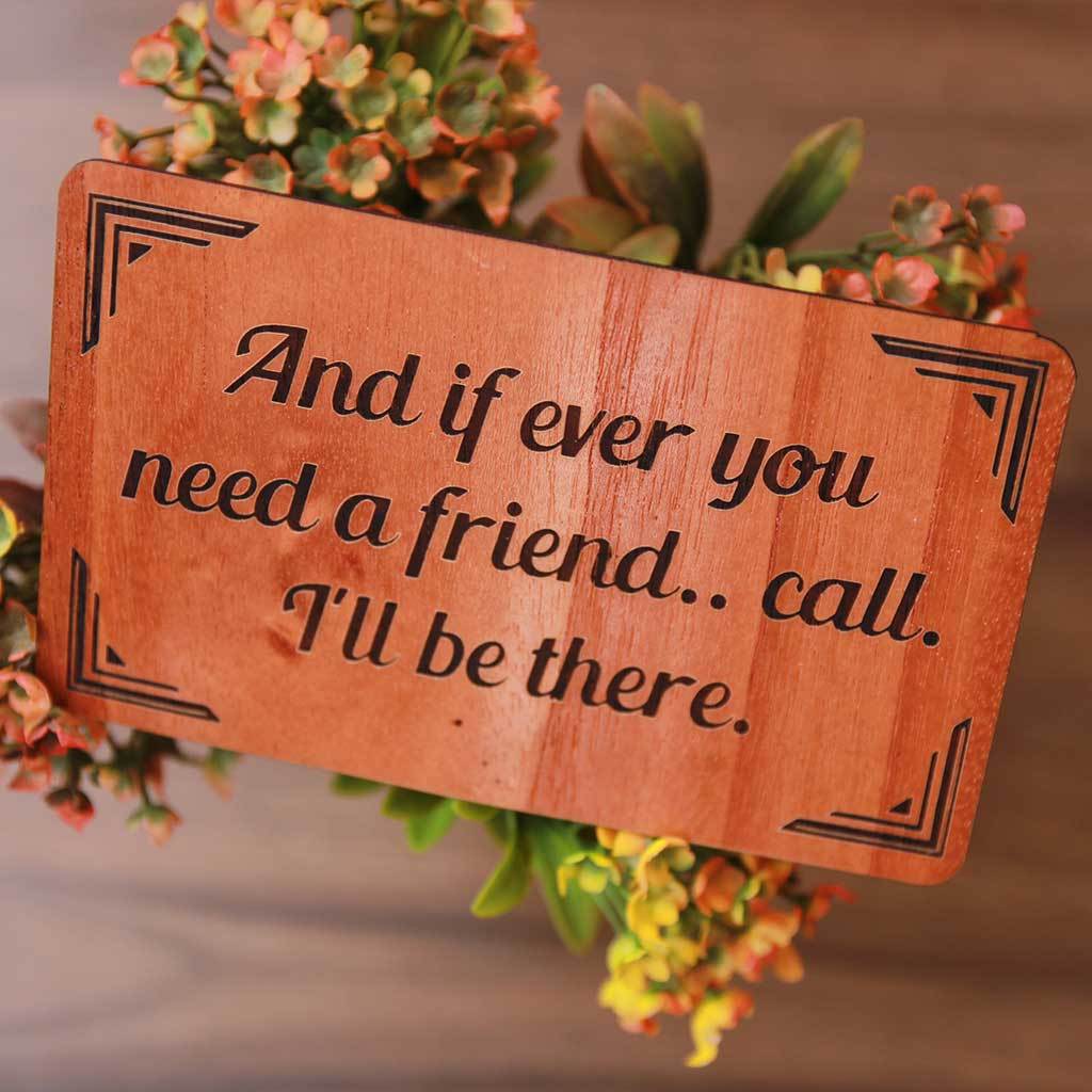 Wooden Greeting Card - Woodgeek Store