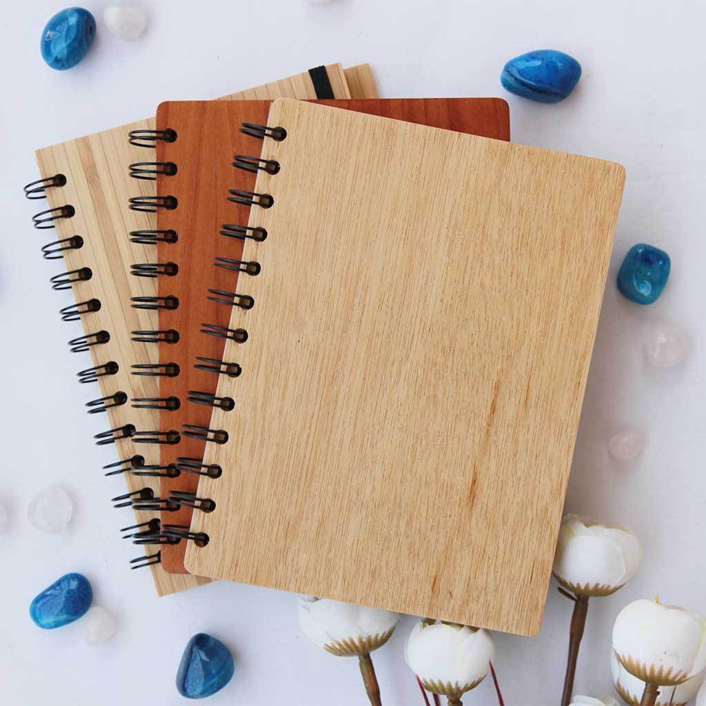 Wooden Notebook - Wooden Diary - Woodgeek Store