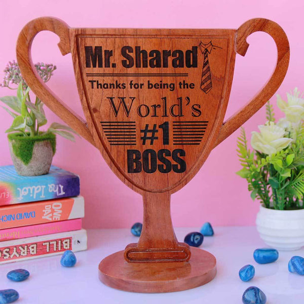 World’s #1 Boss Award | Fun & Personalized Gift for Your Awesome Boss ...