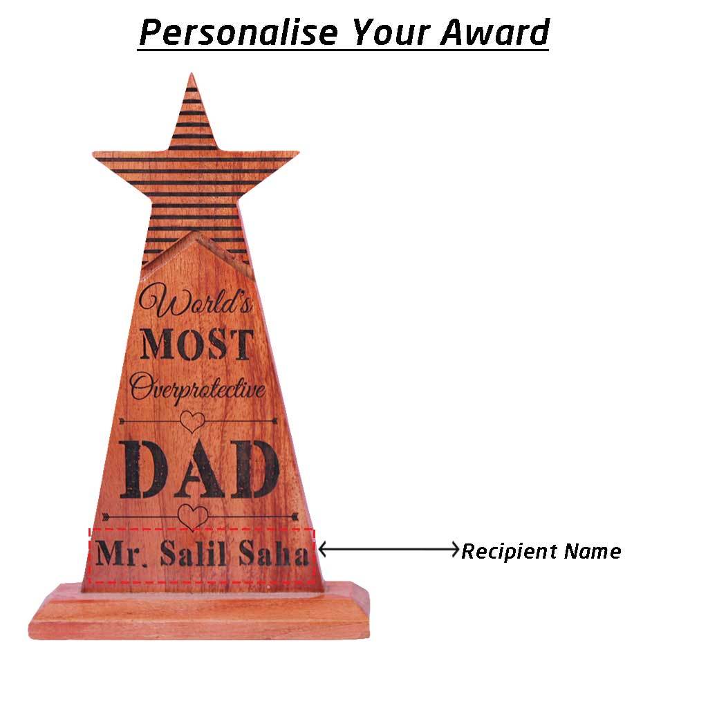 Custom Dad Trophy &amp; Award Engraved With Name
