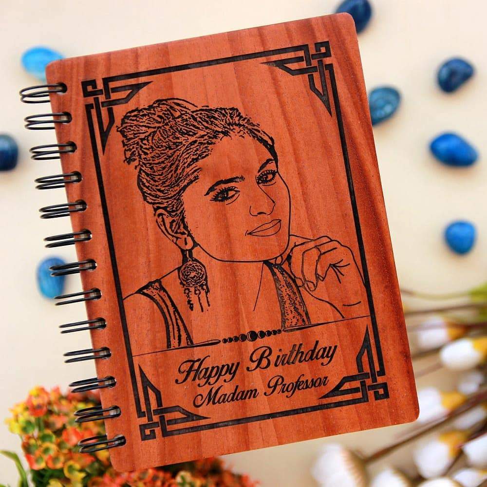 Personalized Wooden Birthday Diary | A Gift Full of Memories