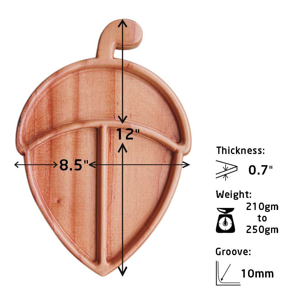 Specifications for Wooden Nuts And Dry Fruits Tray