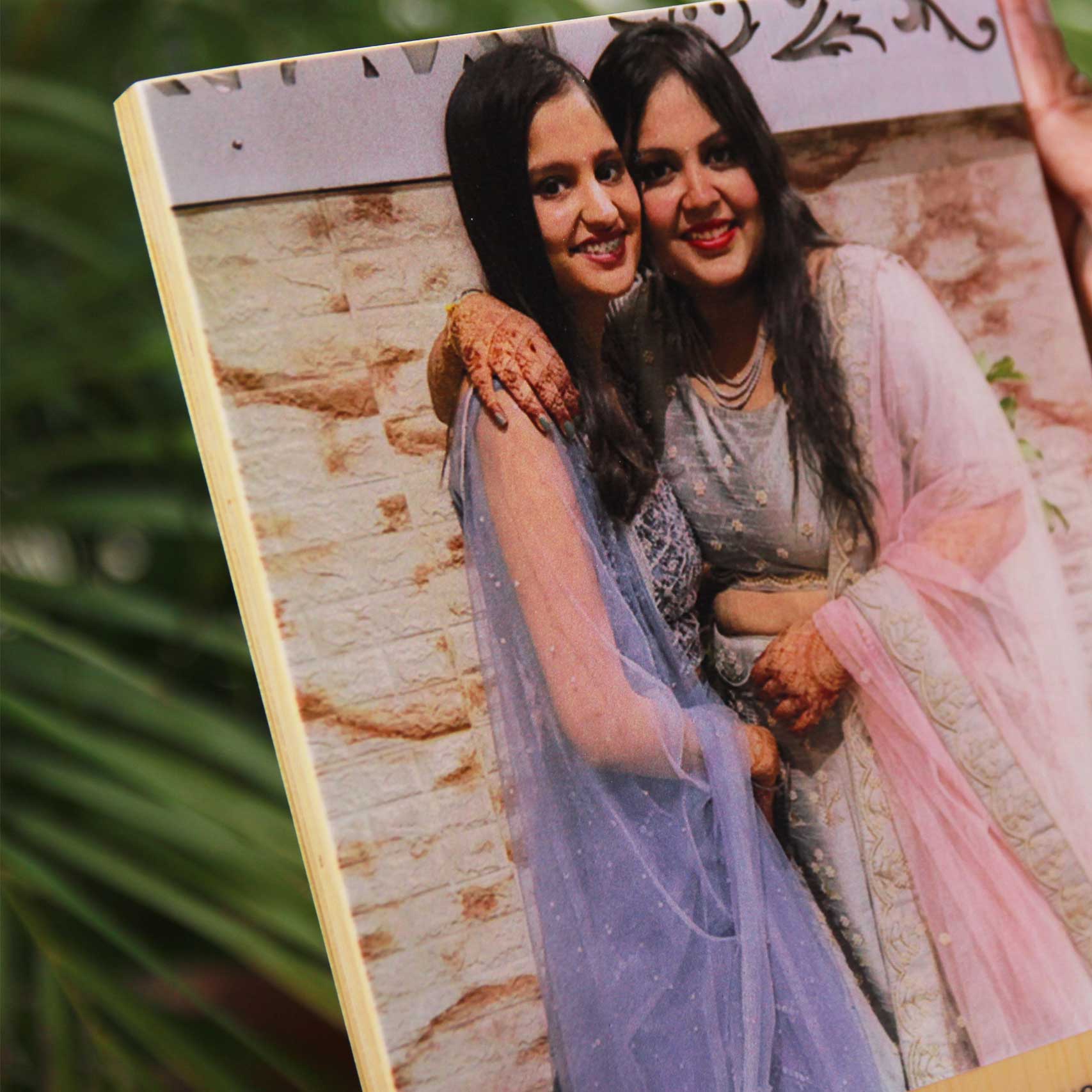 Wood Photo Fame For Sister | Photo Print Gift For Sister
