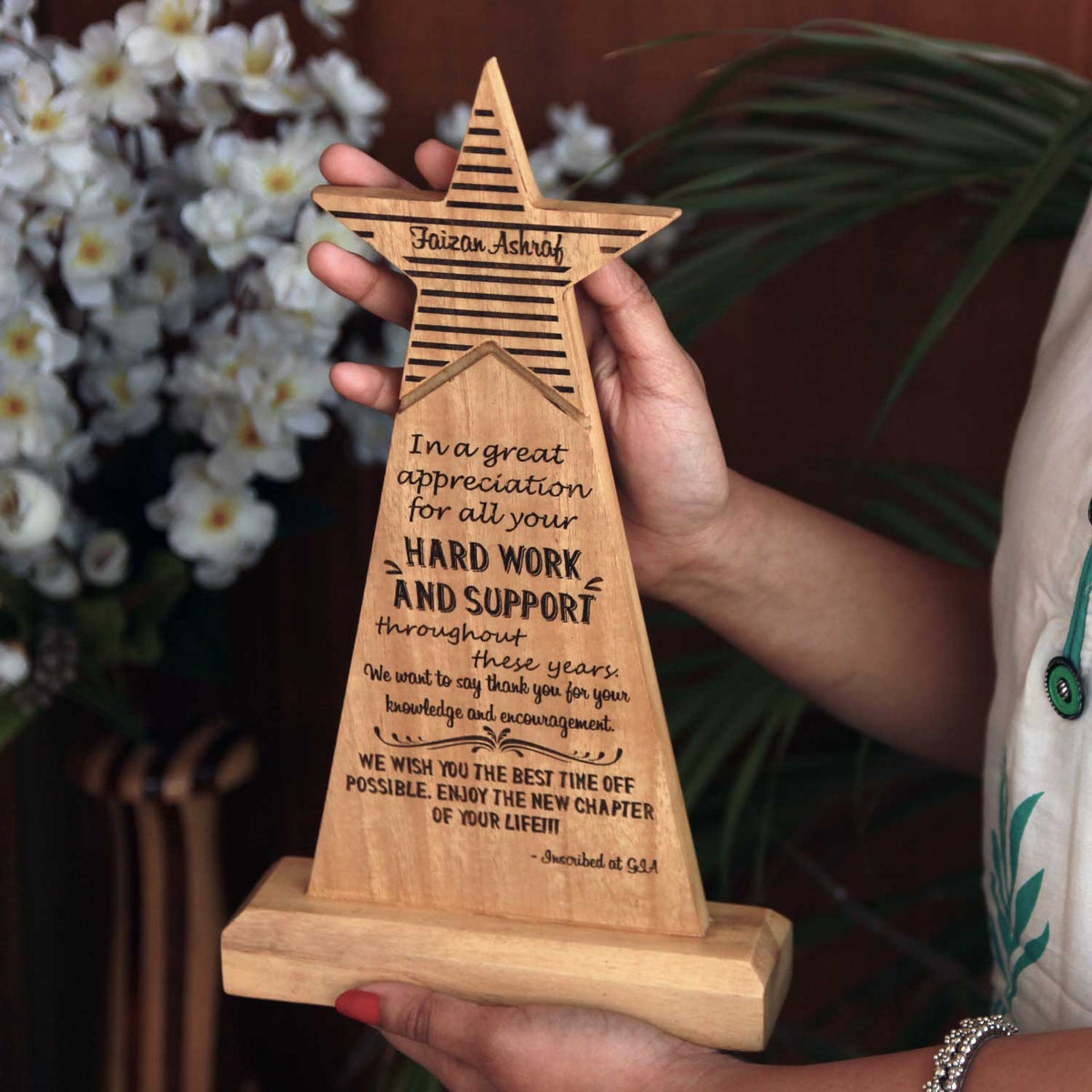 Appreciation Award Trophy For Team &amp; Colleagues | Corporate Gifts