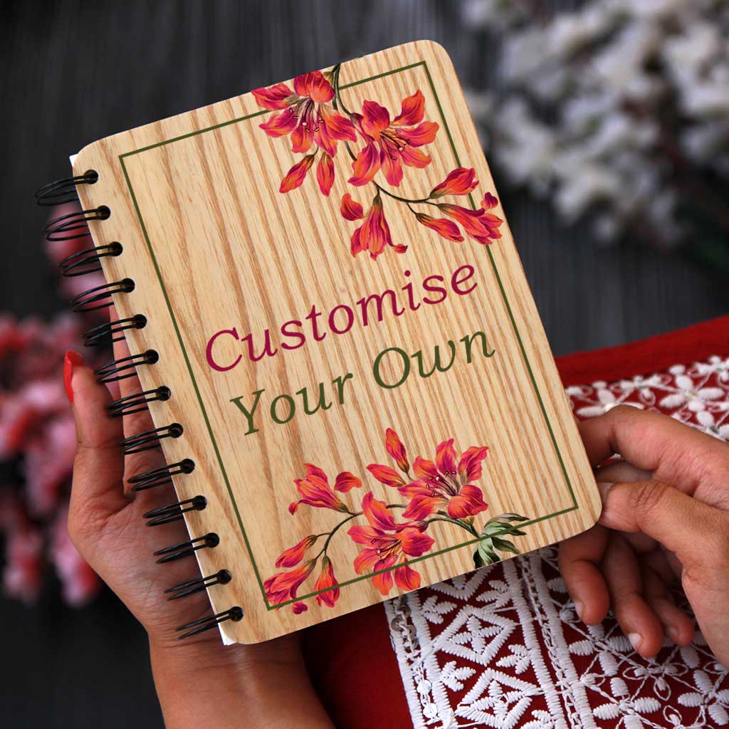 Customize Your Own Photo Wood Journal | Prints On Wood