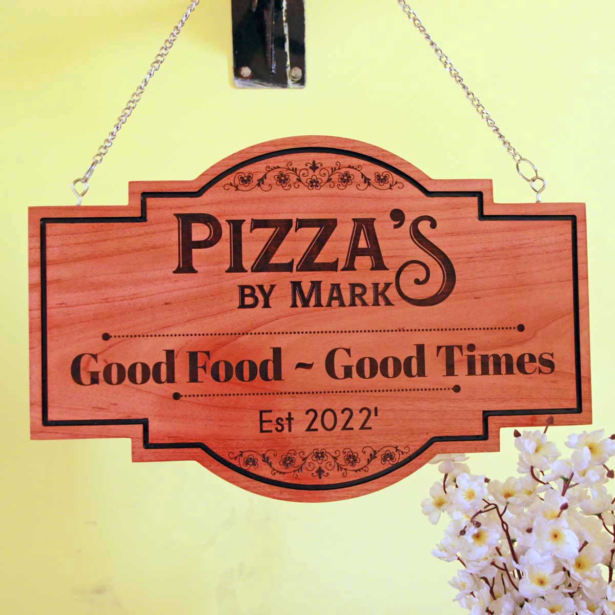 Wooden Hanging Shop Sign &amp; Business Sign