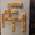 Home Crossword Art and Scrabble Wall Art for Home Decor - Wooden Letter Tiles by Woodgeek Store