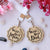 Set Of 2 Two Wooden Medals For Parents.