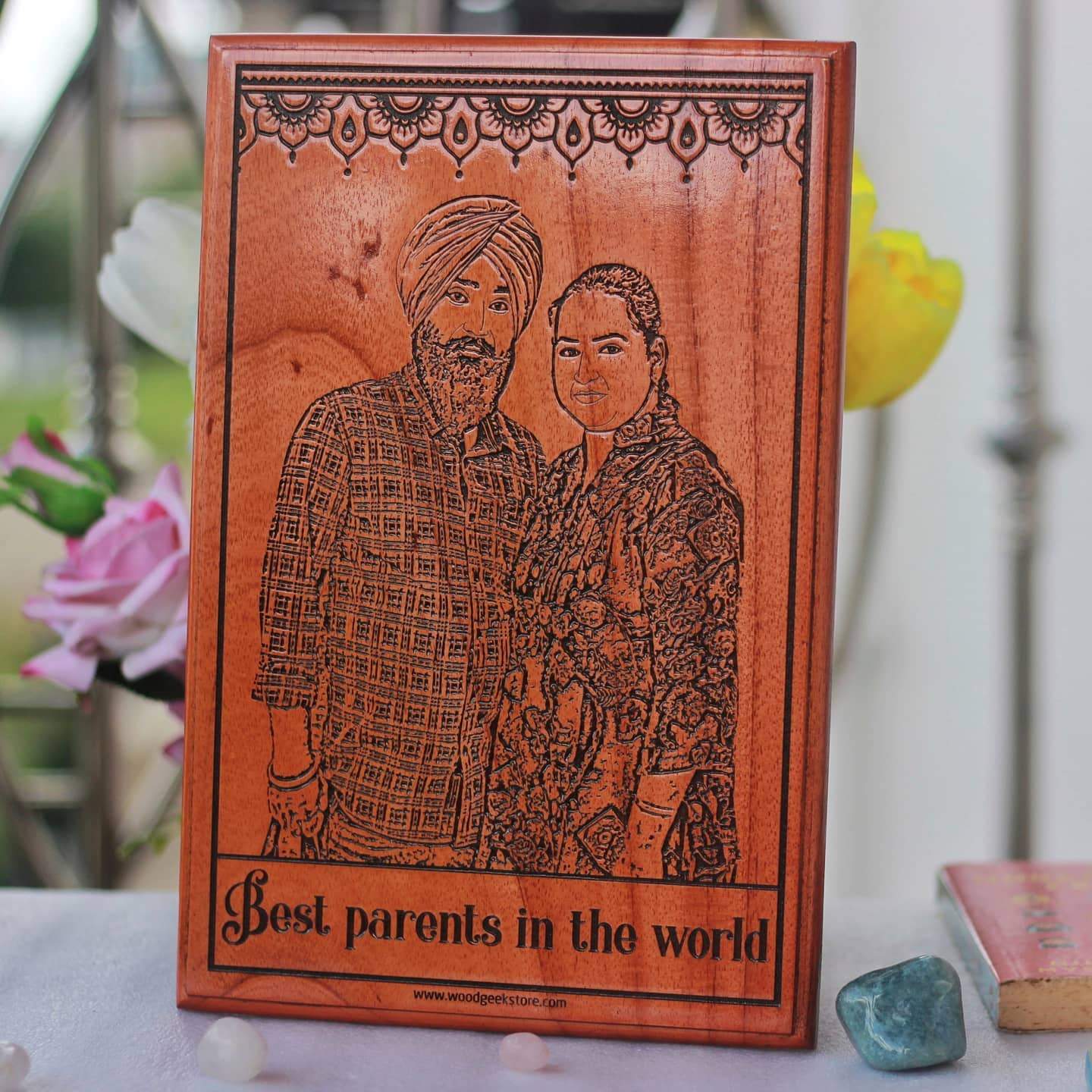 Best Parents Rectangular Wooden Picture Frame