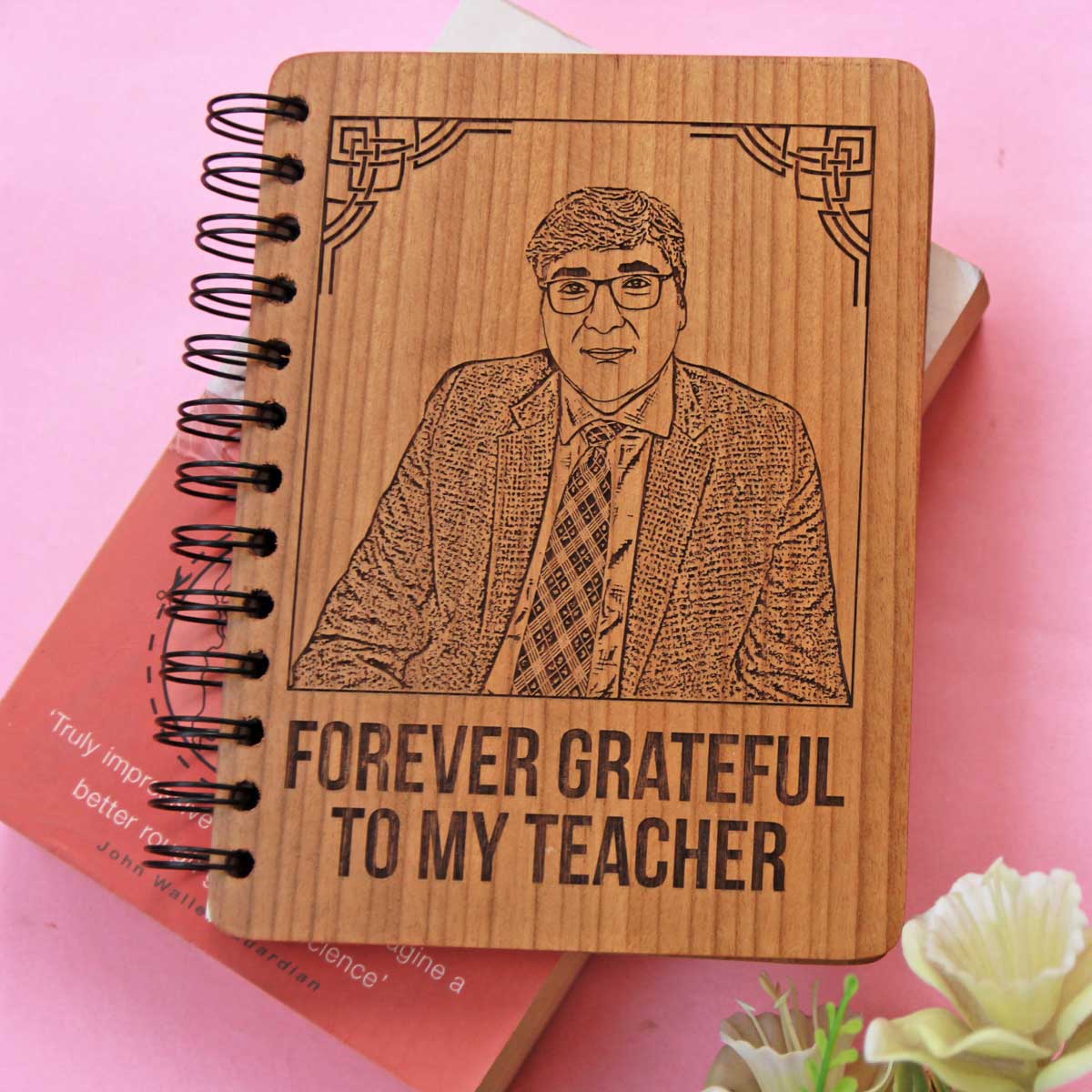 Forever Grateful To My Teacher Personalized Gift Diary With Name