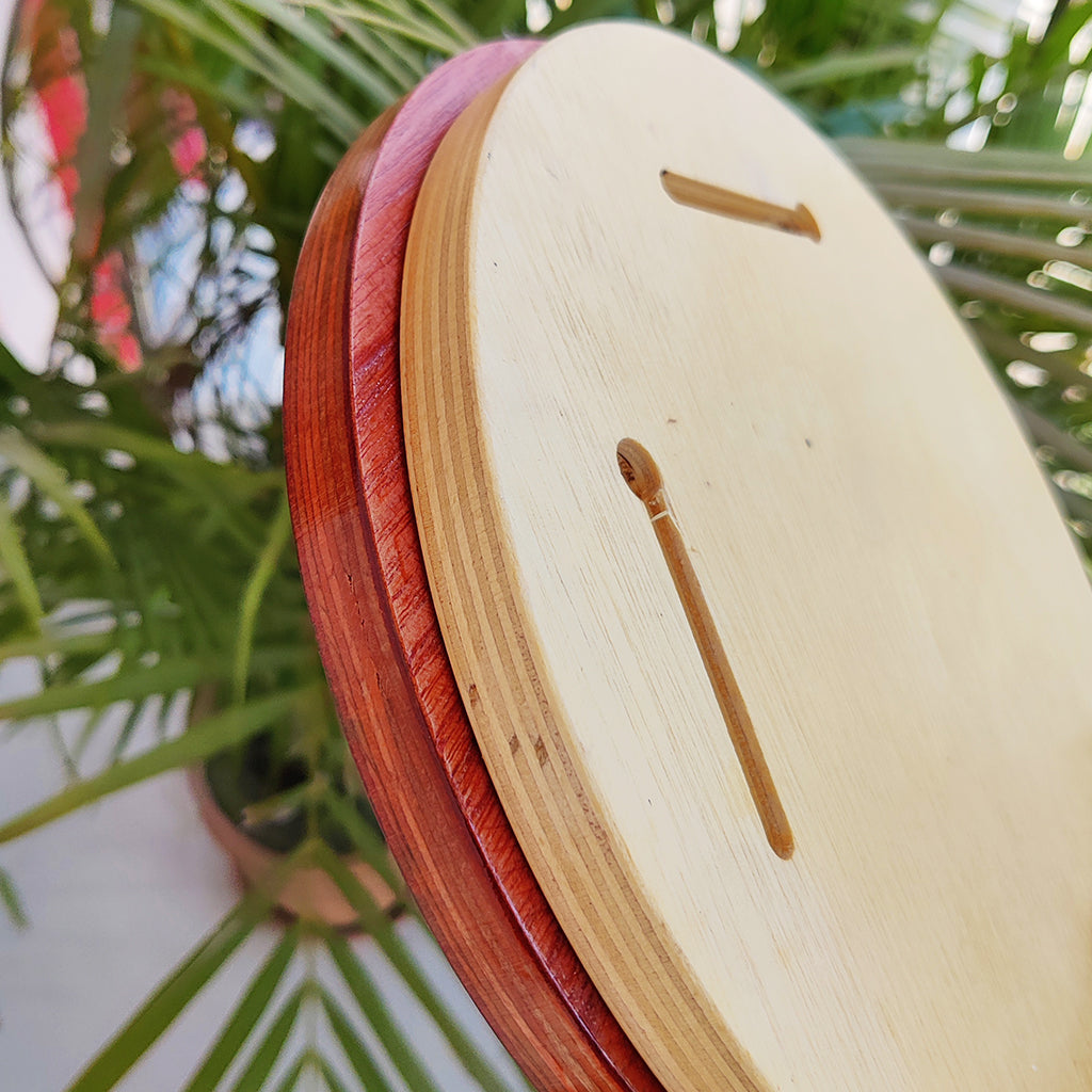 Together in Love – Personalized Circular Engraved Wood Frame