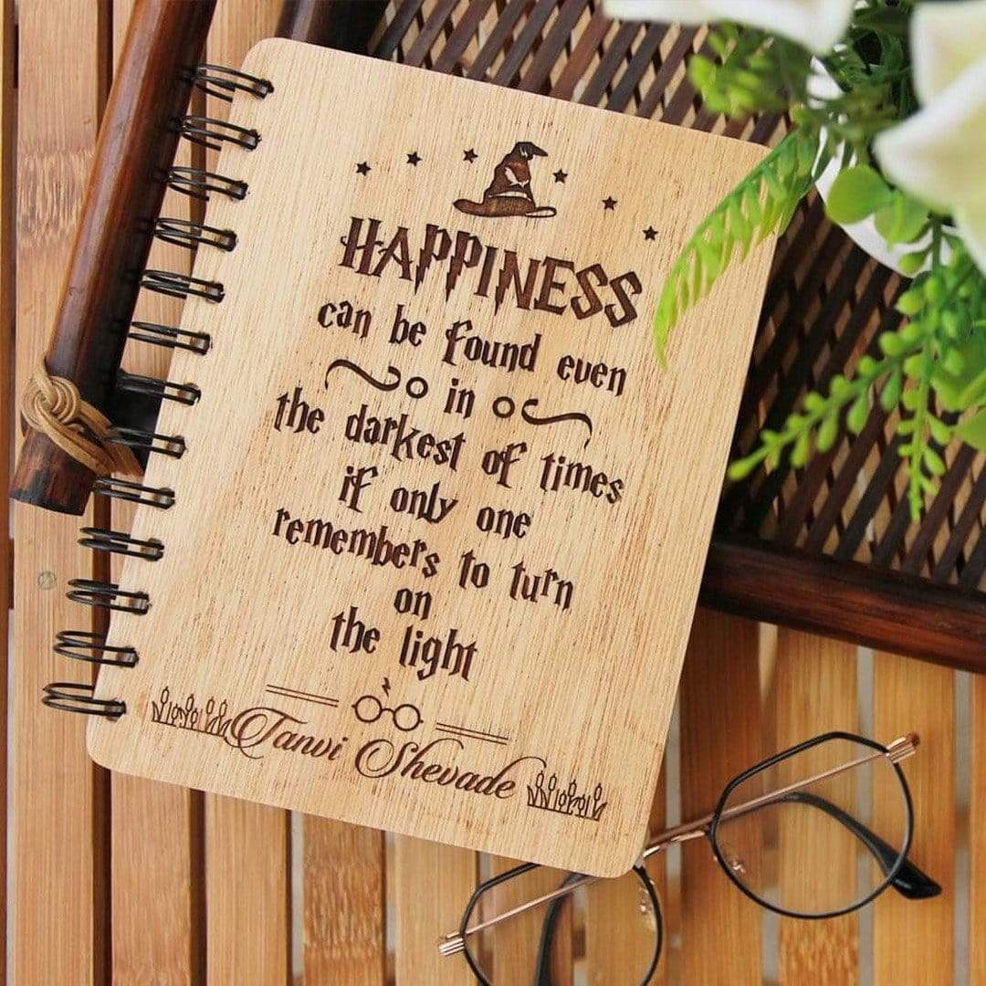 Harry Potter Wooden Notebook- Set of 3