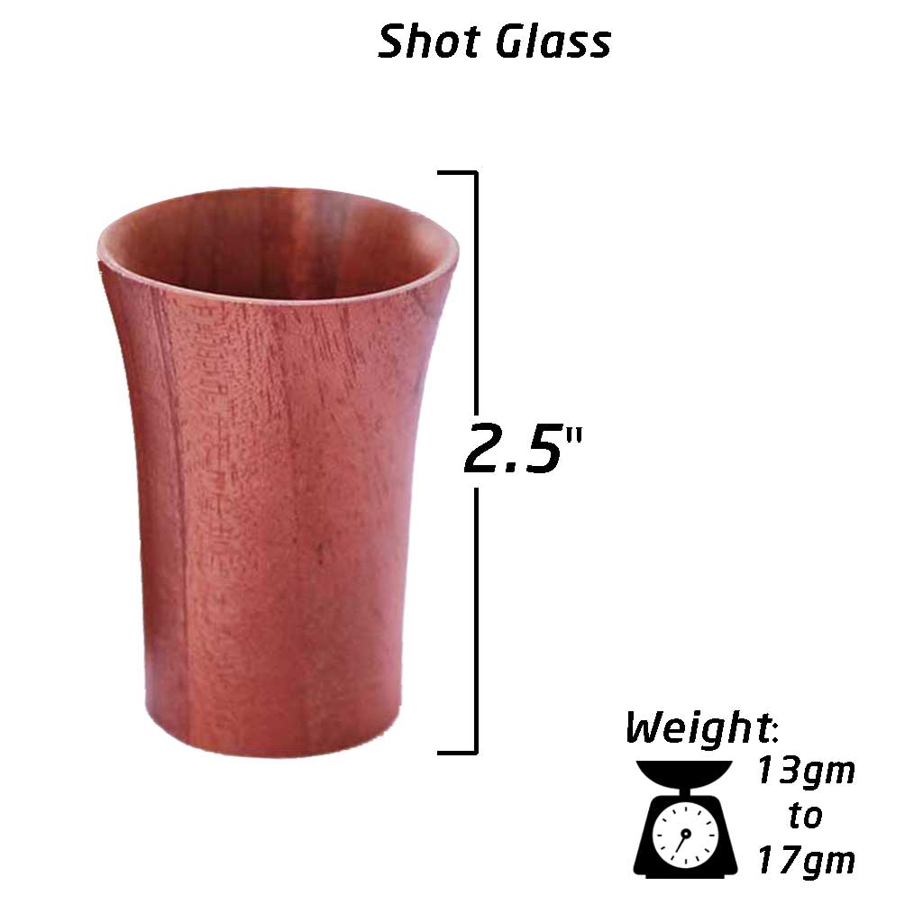 Shot Glass Tumblers | Personalized Wooden Shot Glass Set