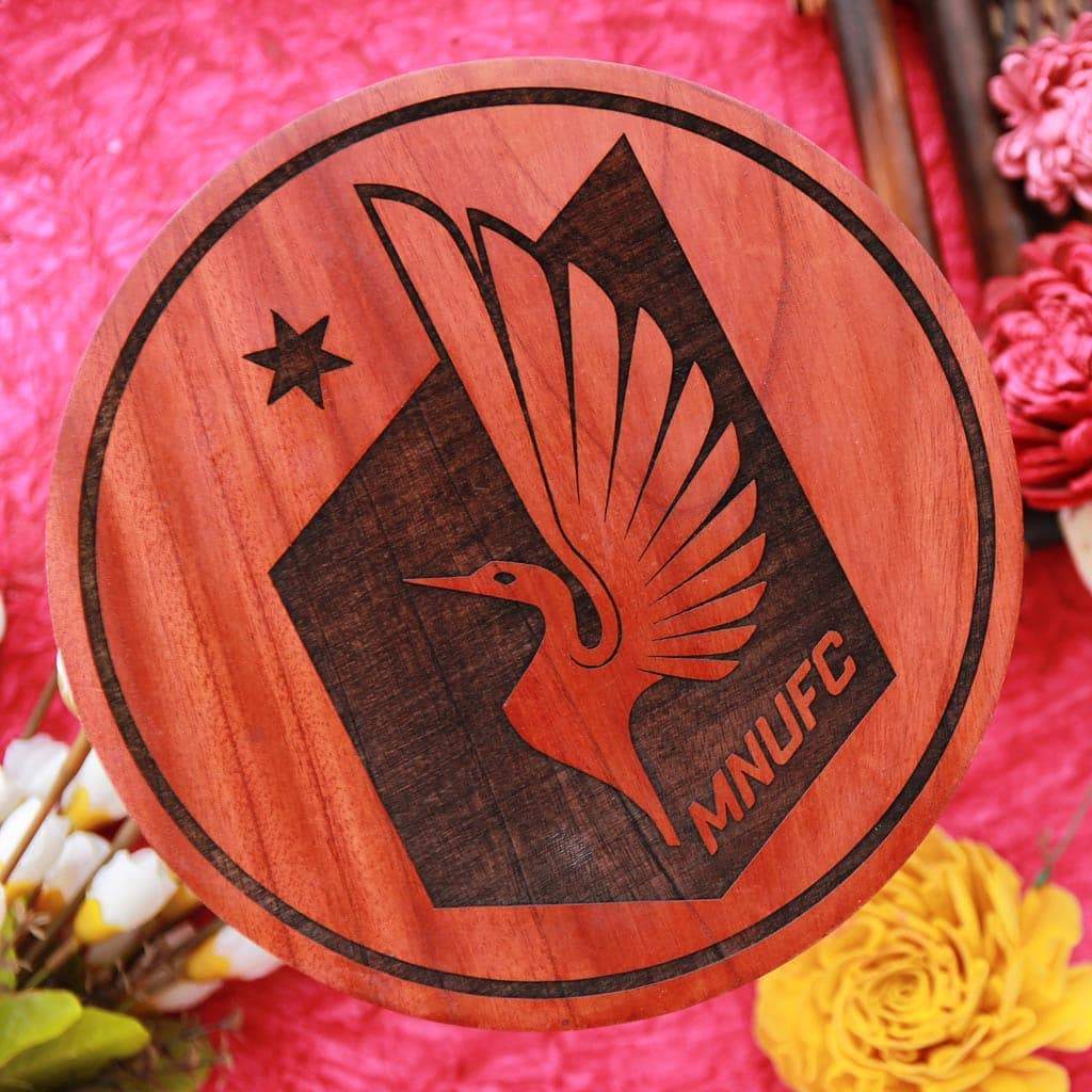 Logo Engraved Wooden Frame for Office