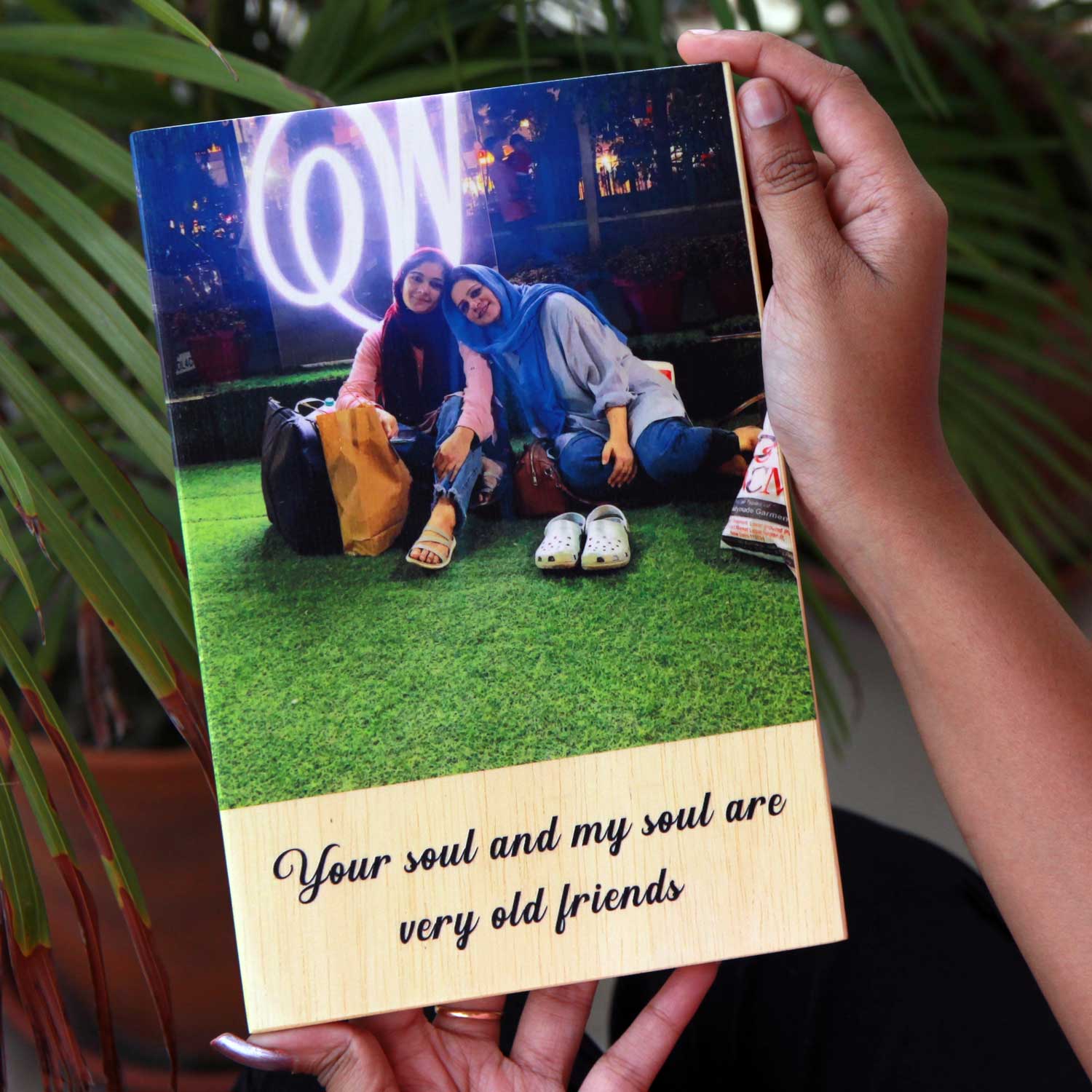 Your & My Soul Are Old Friends | Personalized Photo Gift For Friend