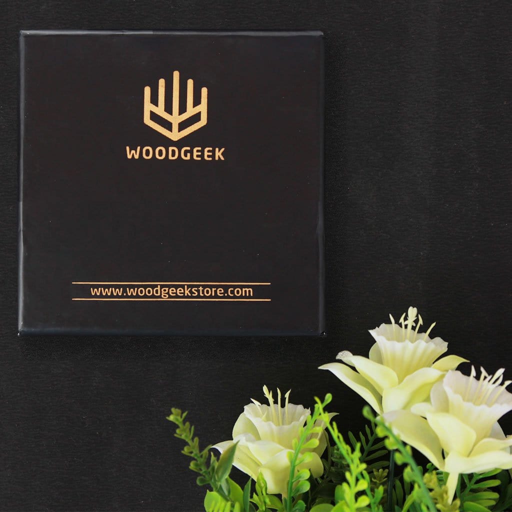 Wooden Rakhi And Wooden Greeting Card with Sturdy Packaging