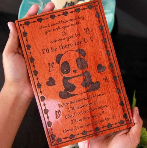 I&#39;ll Be There For You Wooden Poster - Gifts For Friends