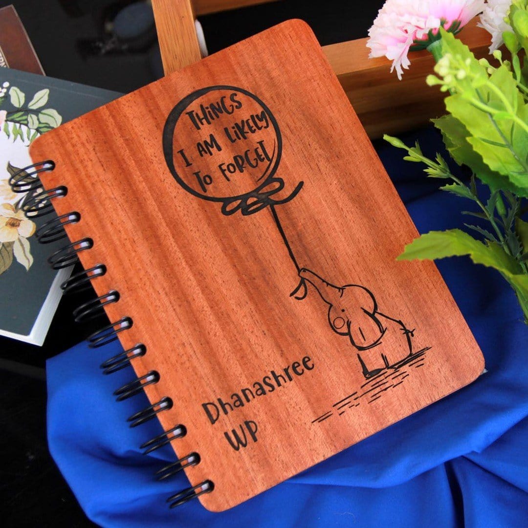 Things I Am Likely To Forget - Personalized Wooden Notebook