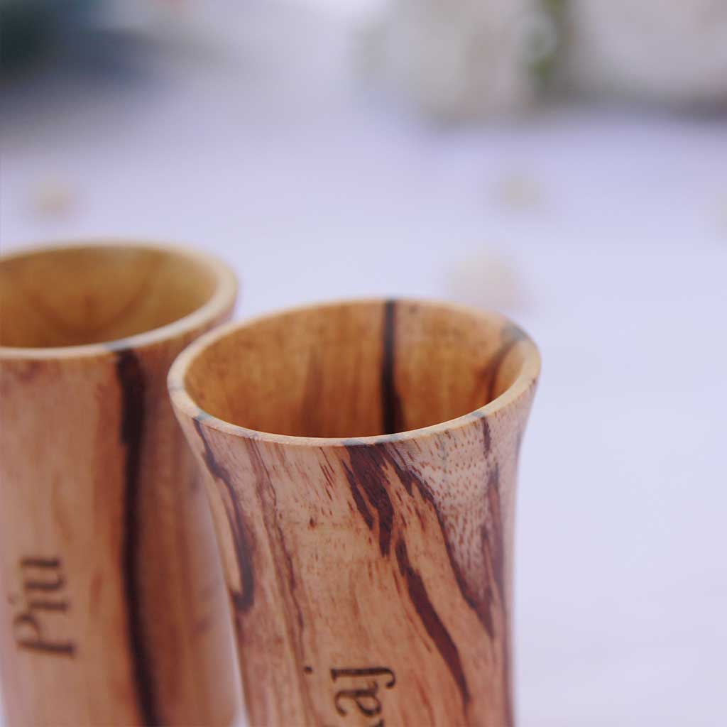 Shot Glass Tumblers | Personalized Wooden Shot Glass Set