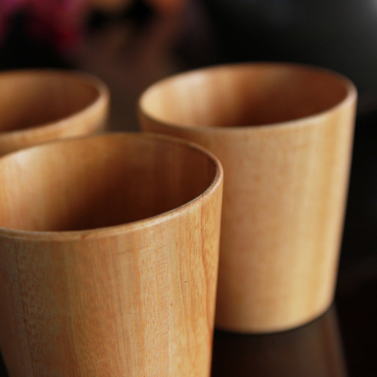 Personalized Neem Wood Tea &amp; Coffee Cup Set