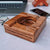 Personalized Dark Wood Ashtray