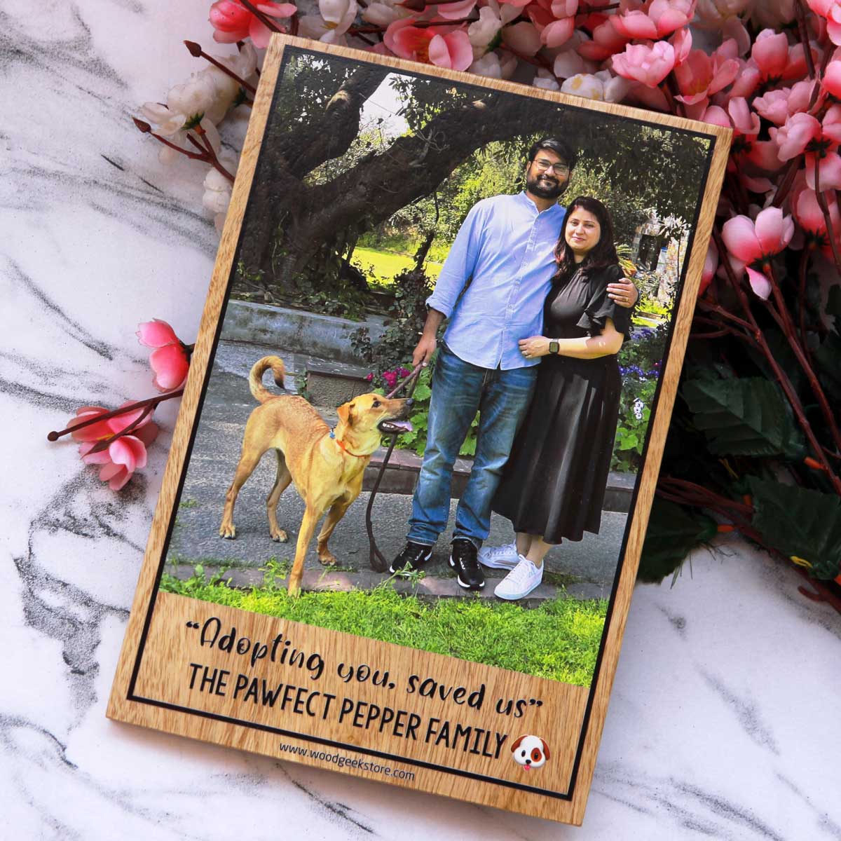 Personalized Photo Print On Wood For dog Lovers | Gift For Dog Mom