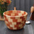 Segmented wood bowl made from 65 wood pieces by woodgeek store 