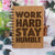 Inspirational Notebook - Motivational Journals - Wooden Notebook - Personalized Notebooks - Work Hard. Stay Humble - Bamboo Wood Notebook