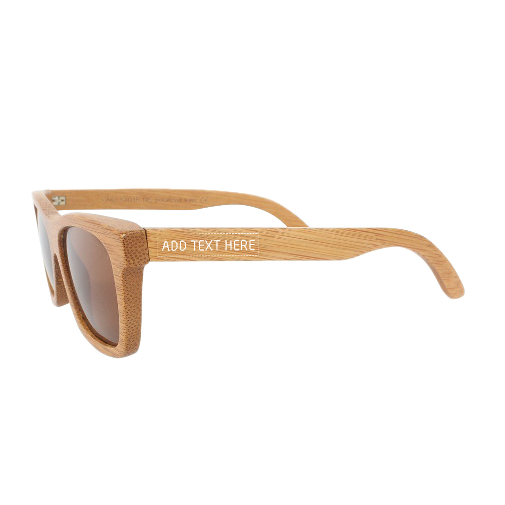 The Journeyman - brown bamboo square wooden sunglasses