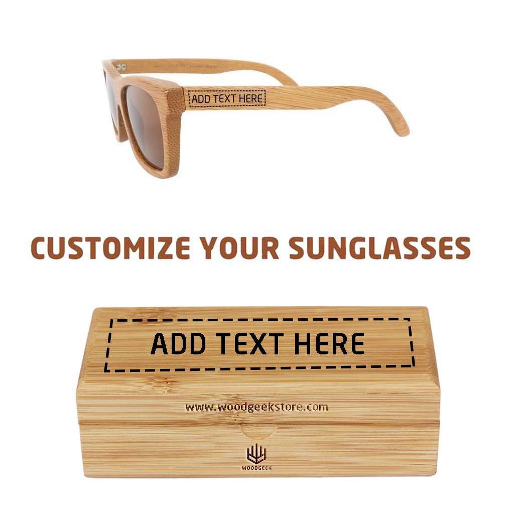 The Journeyman - brown bamboo square wooden sunglasses