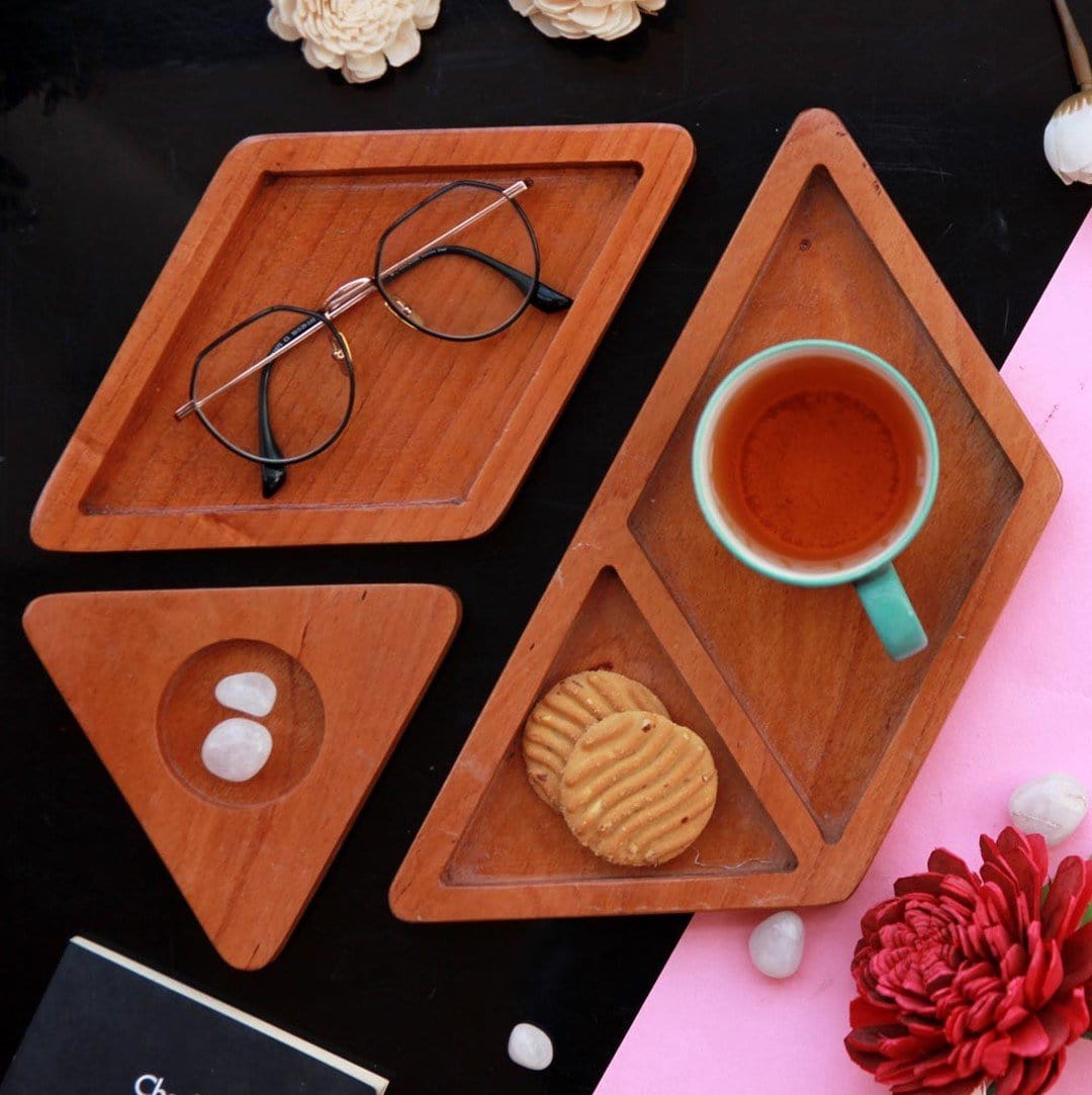 Wooden Tray for  Office