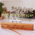 Wood Acrylic Nameplate For Home With Flat Number & Address