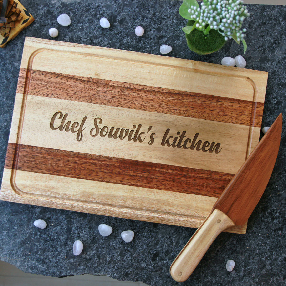 Wooden Chopping Board Personalized With Name