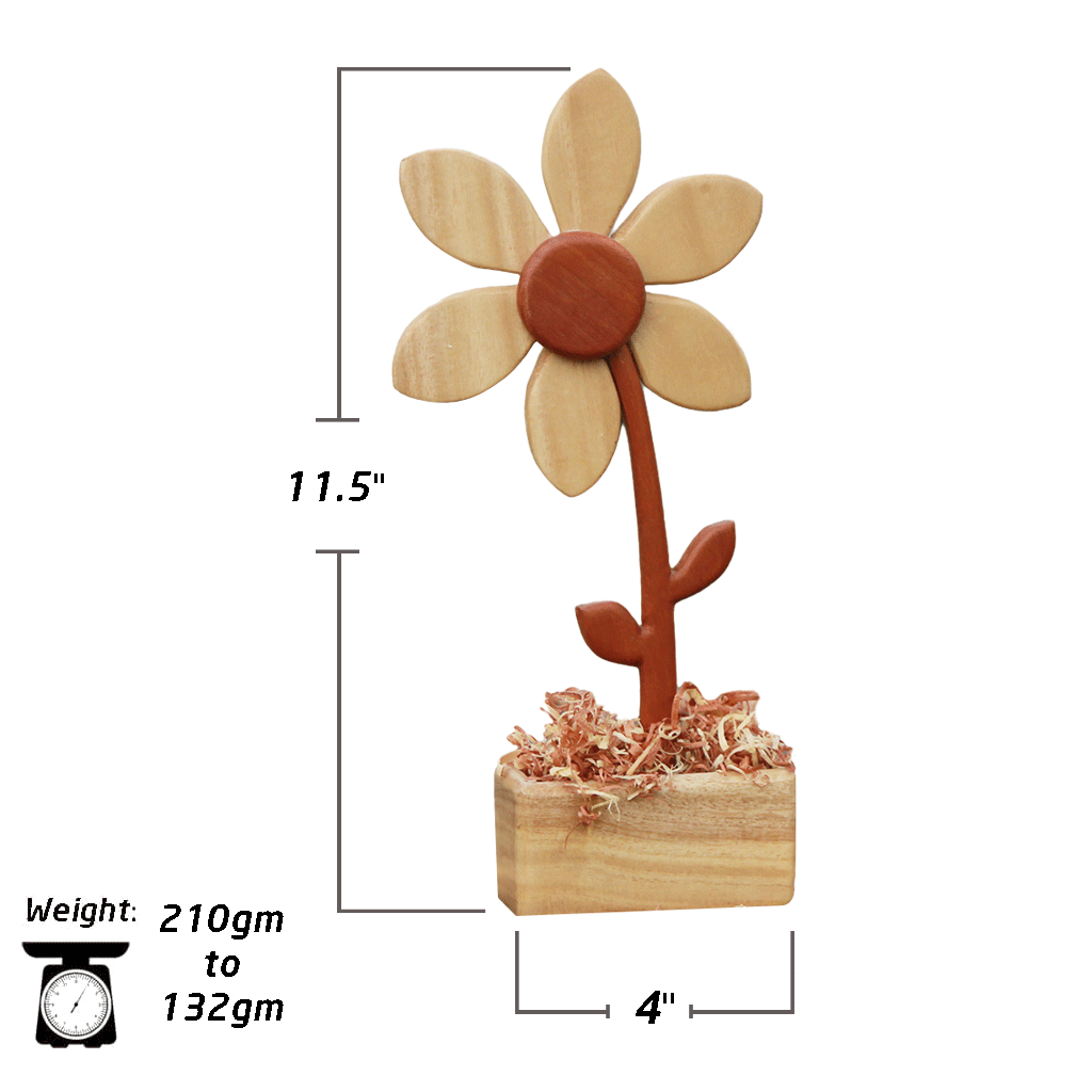 Wooden Flower | Birthday Flowers For Girlfriend &amp; Wife | Romantic Gift