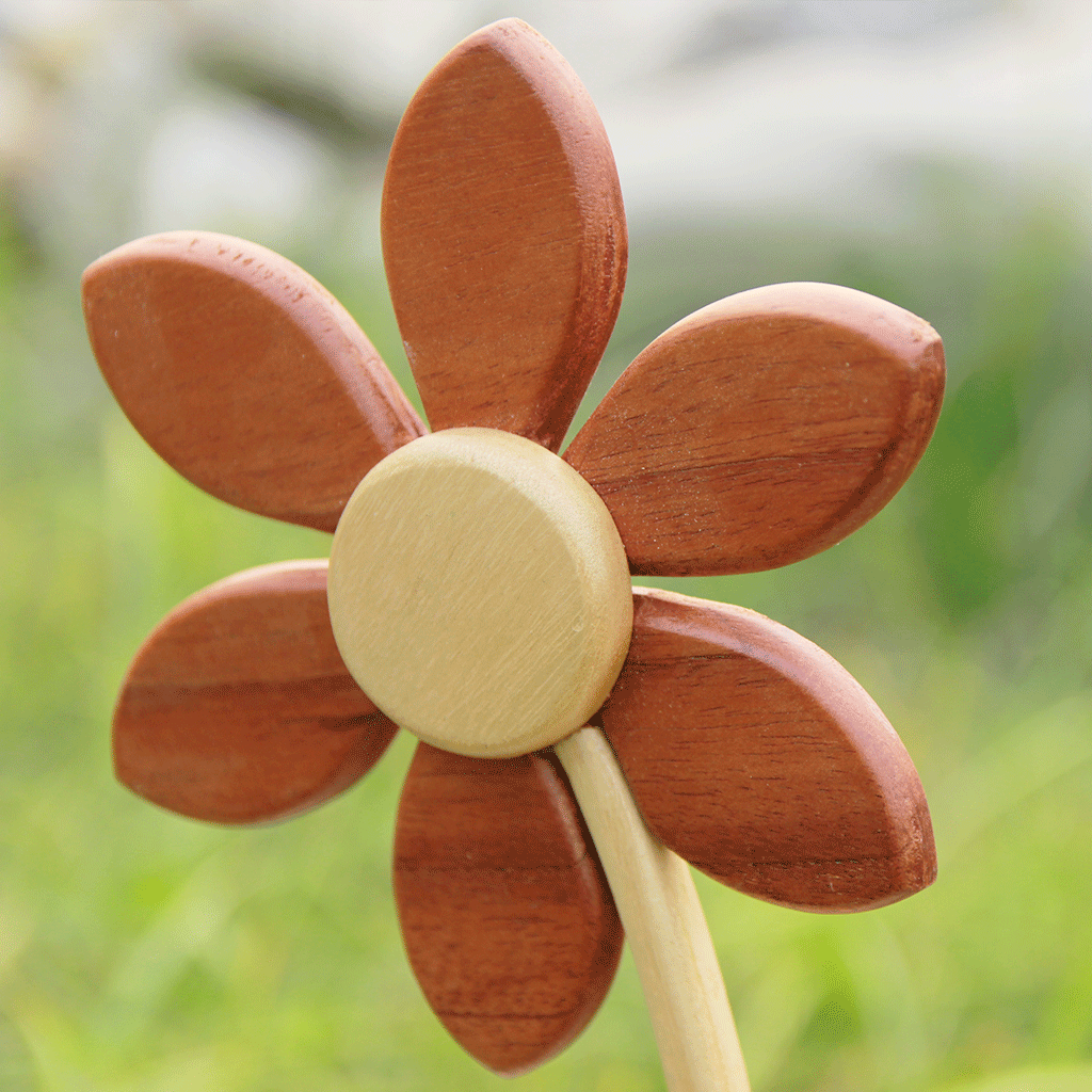 Wooden Flowers For Sister &amp; Engraved Poster | Birthday Gift For Sister